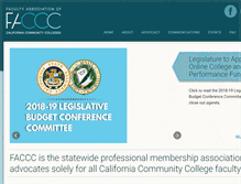 Tablet Screenshot of faccc.org